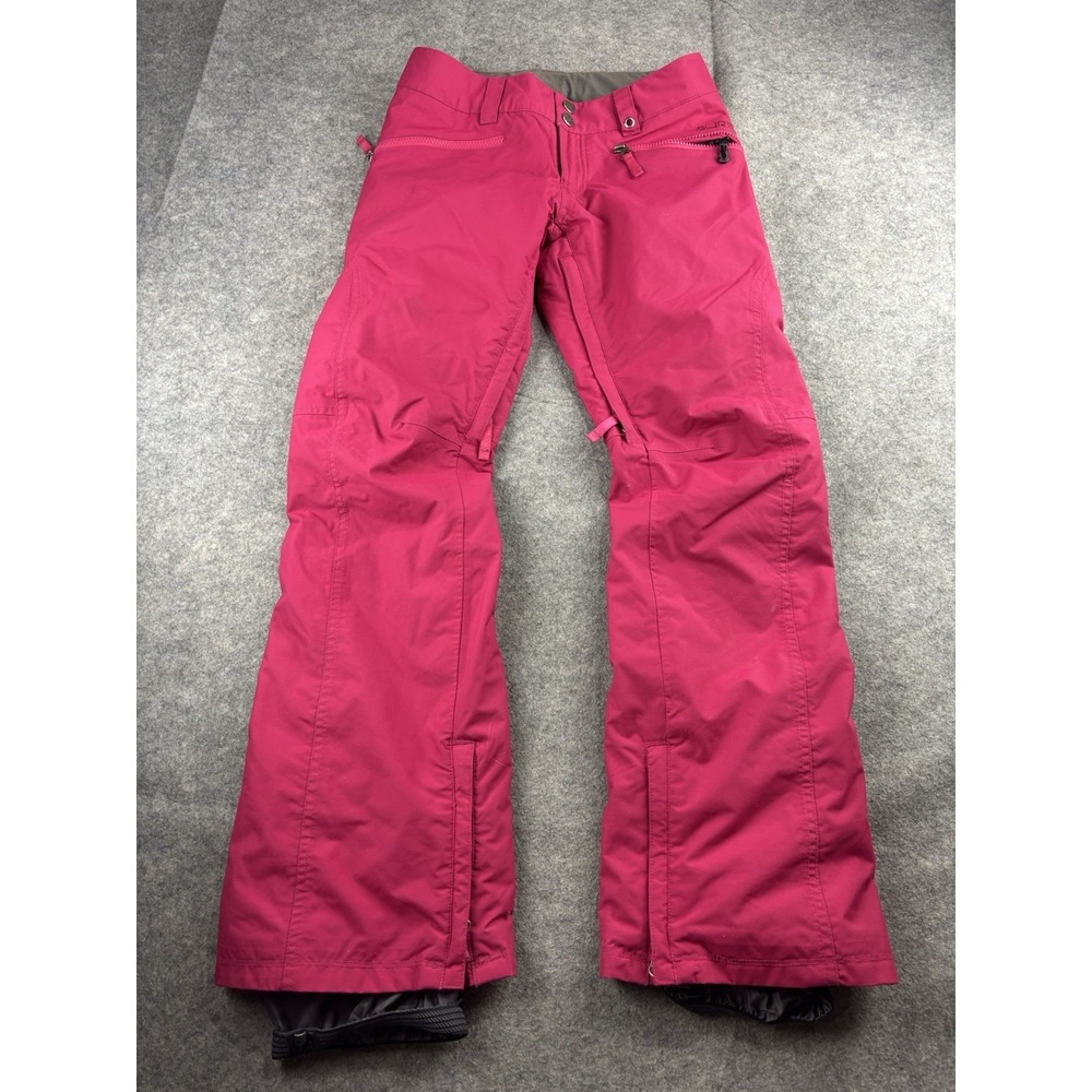 Burton Women's XS Snowboard Ski Pants Pink Utility Insulated Vents DryRide
